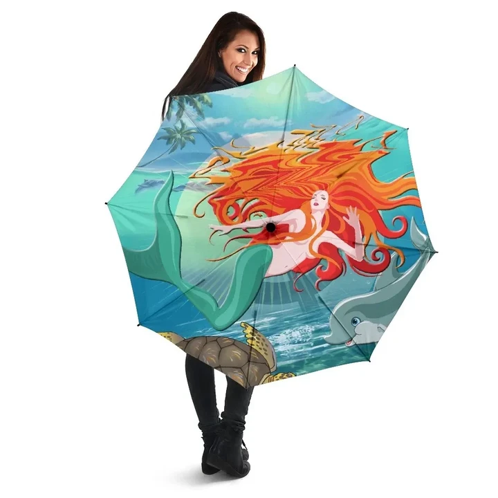 Alohawaii Umbrella - Mermaid And Animal Umbrella