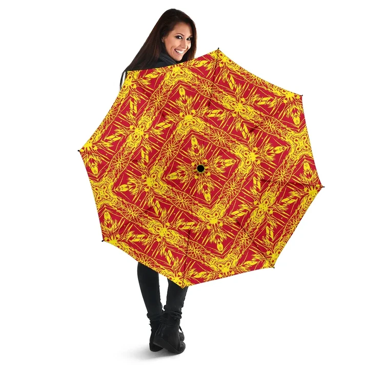 Alohawaii Umbrella - Polynesian Umbrella Orange