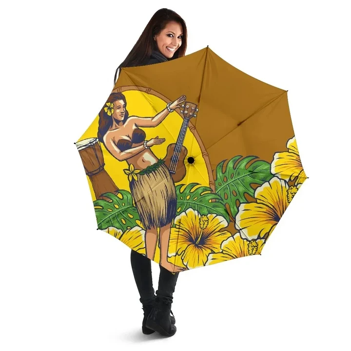 Alohawaii Umbrella - Hula Girl Dance Tradition Umbrella