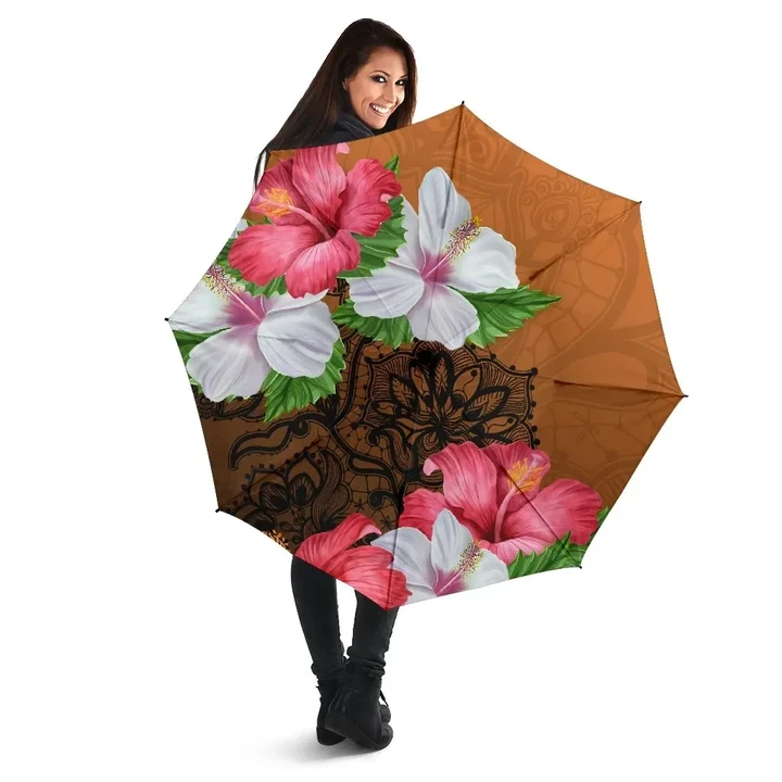 Alohawaii Umbrella - Hibiscus Flower Polynesia Umbrella