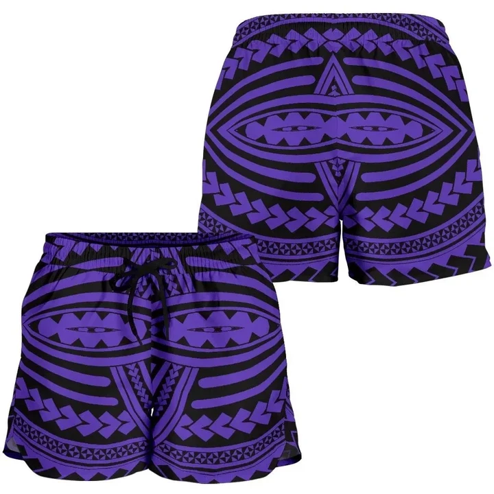 Alohawaii Short - Polynesian Seamless Violet Women's Short