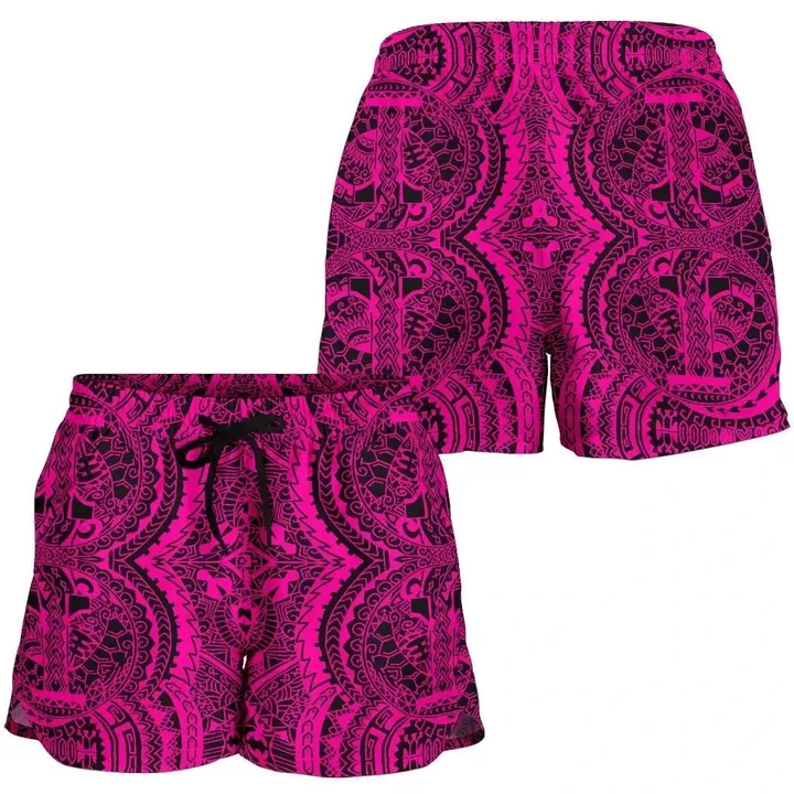 Alohawaii Short - Polynesian Symmetry Pink Women's Short