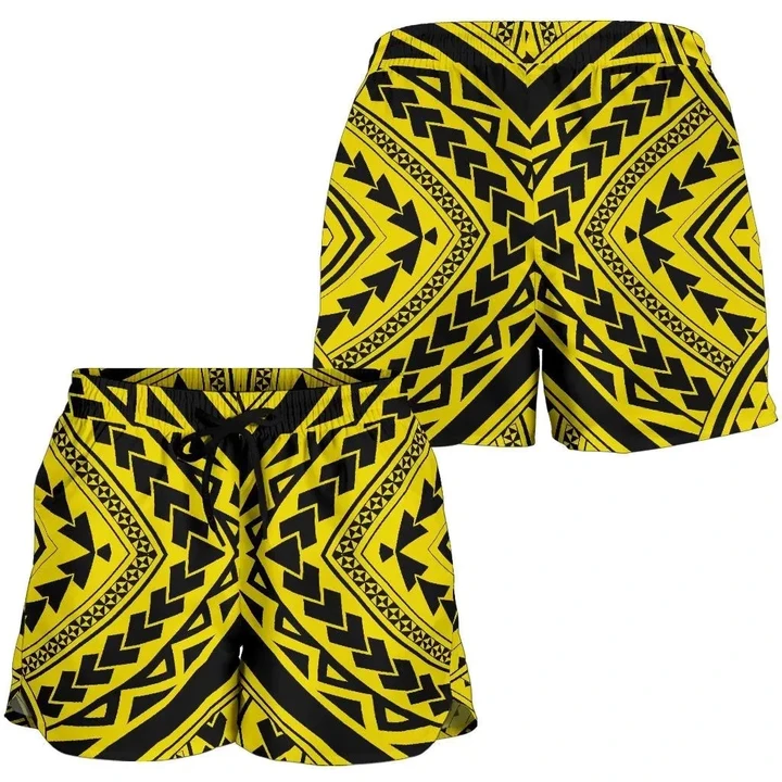 Alohawaii Short - Polynesian Tradition Yellow Women's Short