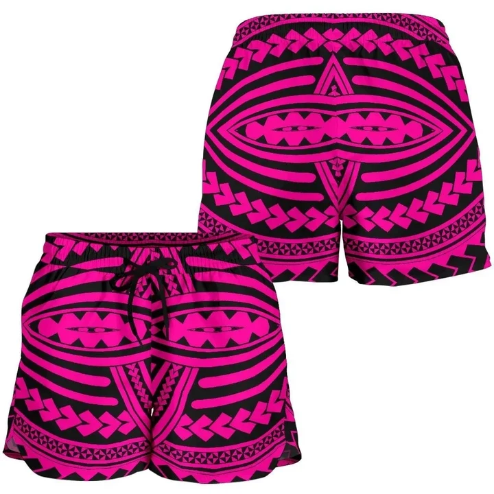 Alohawaii Short - Polynesian Seamless Pink Women's Short
