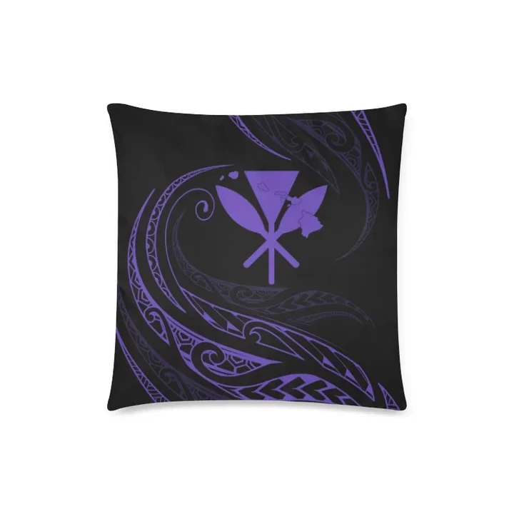 Alohawaii Home Set - Kanaka Pillow Covers - Purple - Frida Style