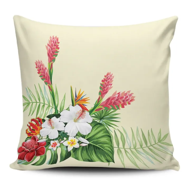 Alohawaii Home Set - Wonderful Hibiscus Flower Pillow Covers