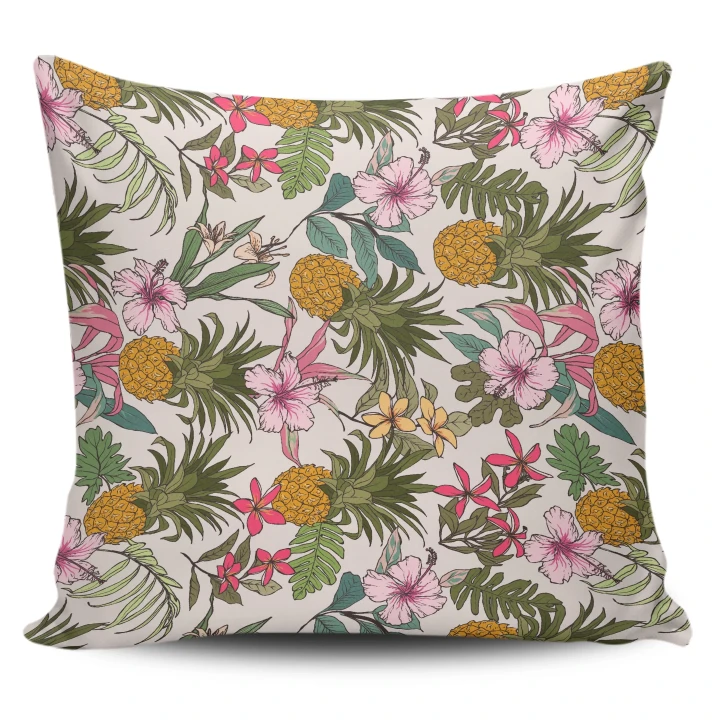 Alohawaii Home Set - Hawaii Pillow Cover Tropical Pineaapple