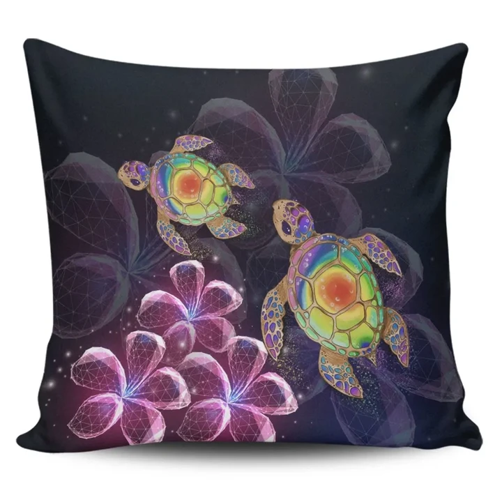 Alohawaii Home Set - Hawaii Galaxy Turtle Hibiscus Pillow Covers