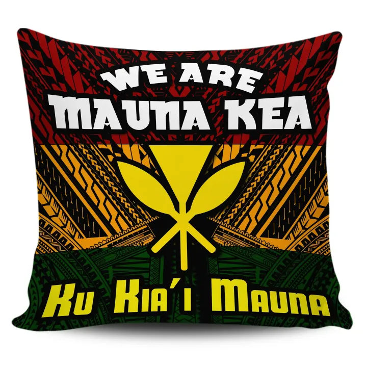 Alohawaii Home Set - Hawaii Mauna Kea Kanaka Polynesian Pillow Covers - Hill Style
