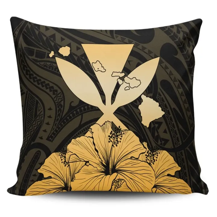 Alohawaii Home Set - Hawaiian Kanaka Pillow Covers Hibiscus Polynesian Love
