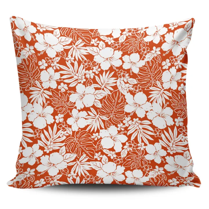 Alohawaii Home Set - Hawaii Pillow Cover Hibiscus Flower Pattern