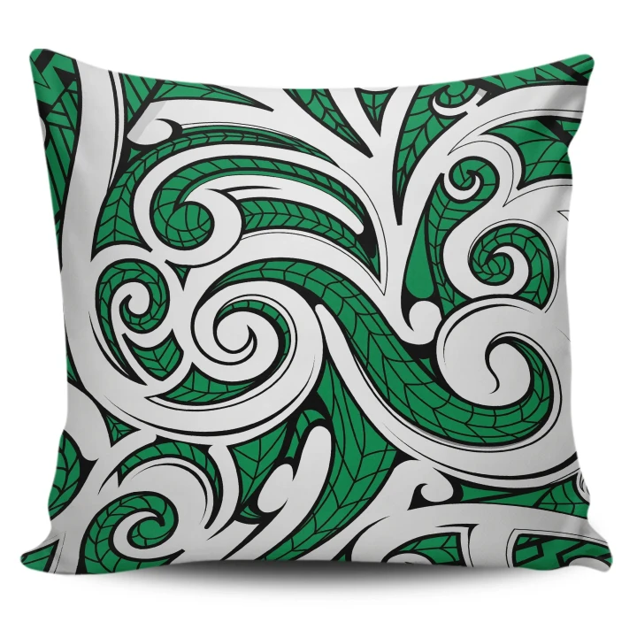 Alohawaii Home Set - Hawaii Pillow Case Polynesian Maori Ethnic Ornament Green