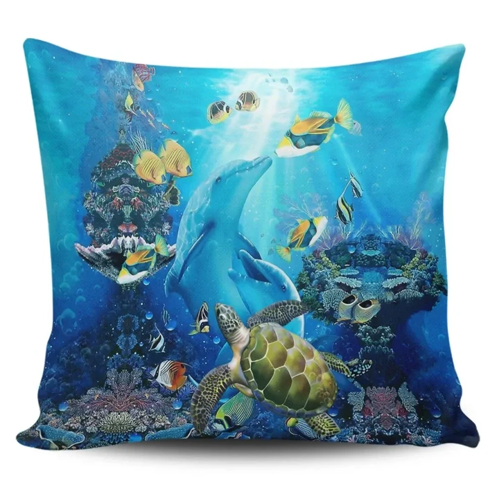 Alohawaii Home Set - Hawaiian Animal Ocean Pillow Covers