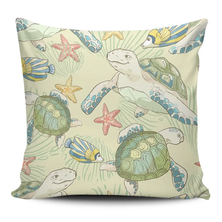 Alohawaii Home Set - World Animal In Sea Pillow Covers