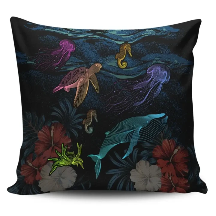 Alohawaii Home Set - Hawaii Marine Life Sea Pillow Covers