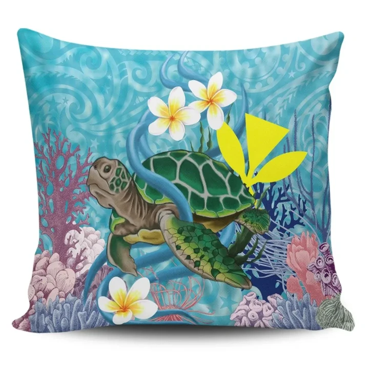 Alohawaii Home Set - Hawaii Turtle Sea Cotral Polynesian Pillow Covers