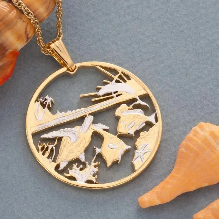 Sea Life Pendant and Necklace - AH J4 - Alohawaii