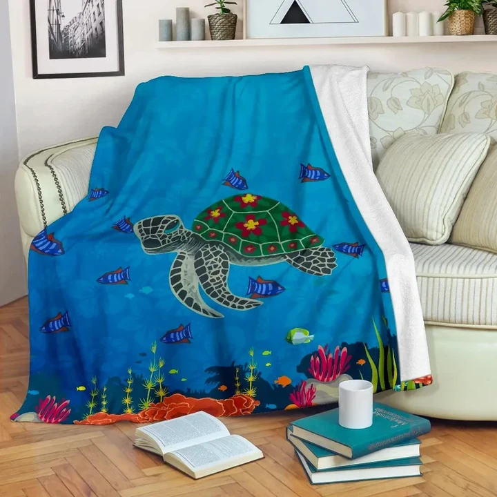 Alohawaii Blanket - Hawaii Ocean Premium Blanket