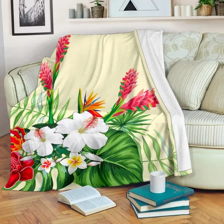 Alohawaii Blanket - Hawaii Flower Premium Blanket