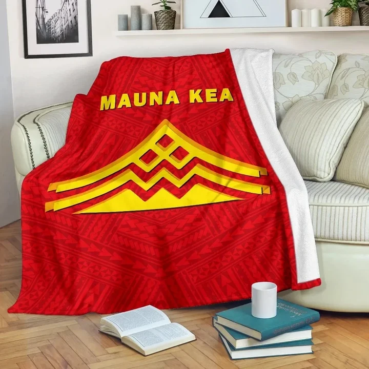 Alohawaii Blanket - Hawaii Mauna Kea Polynesian Premium Blanket
