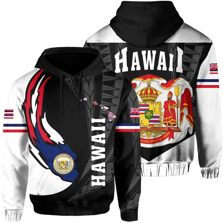 Alohawaii Clothing, Hoodie Hawaii Polynesian Coat Of Arms, Ball Style | Alohawaii.co