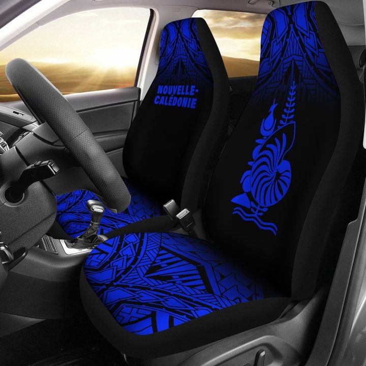 Alohawaii Accessories Car Seat Covers, New Caledonia Polynesian Blue Fog | Alohawaii.co