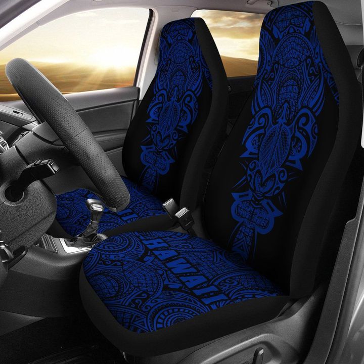 Alohawaii Accessories Car Seat Covers, Hawaii Turtle Polynesian Car Seat Cover- Blue, Armor Style  | Alohawaii.co