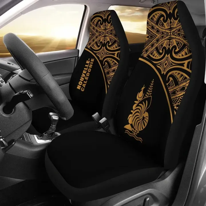 Alohawaii Accessories Car Seat Covers, New Caledonia Polynesian Gold Curve | Alohawaii.co