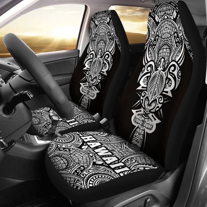 Alohawaii Accessories Car Seat Covers, Hawaii Turtle Polynesian, White, Armor Style  | Alohawaii.co