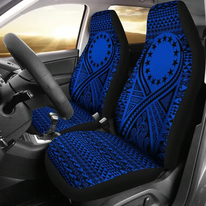 Alohawaii Accessories Car Seat Covers, Cook Islands Lift Up Blue | Alohawaii.co