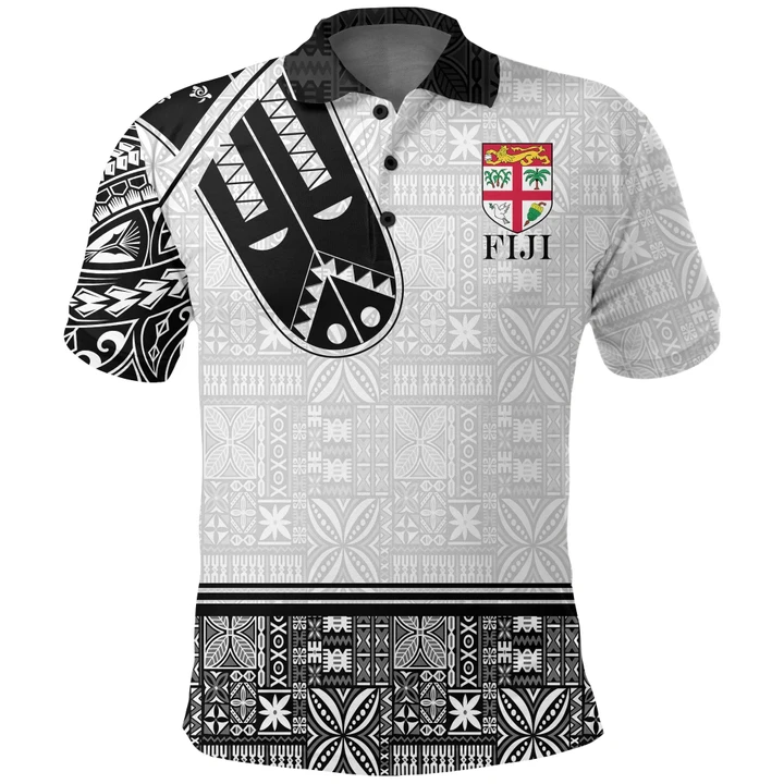 Alohawaii Shirt, Polo Shirt Polynesian Hibiscus Fiji Strong | Alohawaii.co