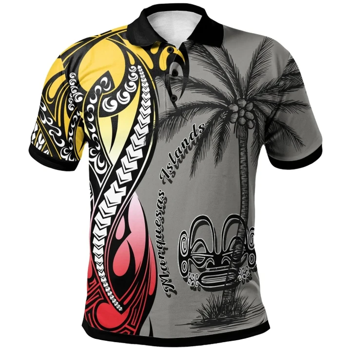 Alohawaii Shirt, Polo Shirt Polynesian Hibiscus Marquesas Islands, Classical Coconut Tree | Alohawaii.co