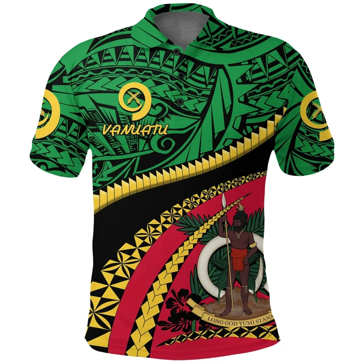 Alohawaii Shirt, Polo Shirt Polynesian Hibiscus Vanuatu, Road to Hometown | Alohawaii.co