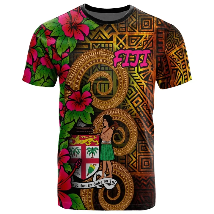 Alohawaii T-Shirt - Tee Fiji Polynesian - Hibiscus Vintage | Alohawaii.co