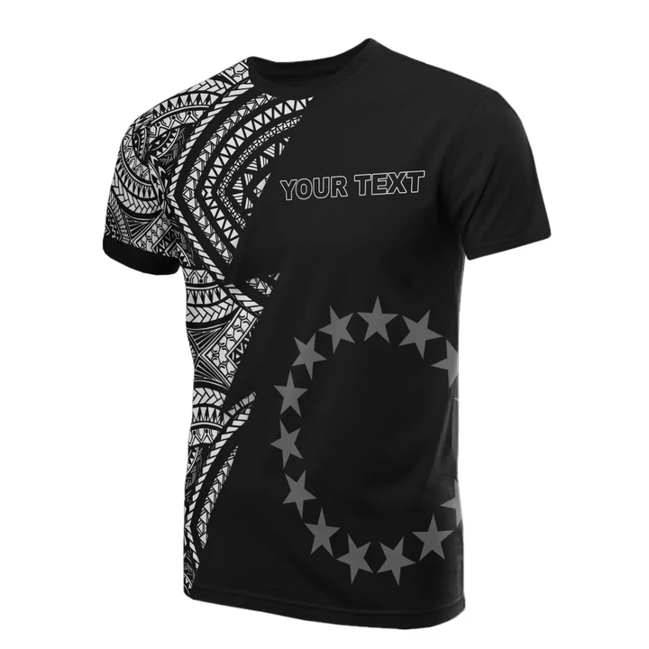 Alohawaii T-Shirt - Tee Cook Islands All Over Custom Personalised - Micronesian Pattern Flash | Alohawaii.co