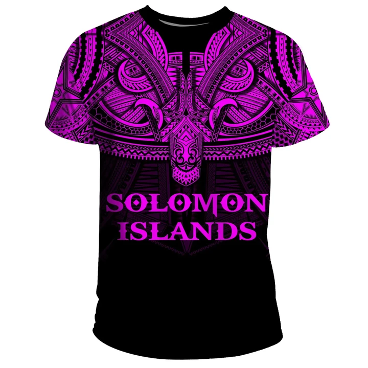 Alohawaii T-Shirt - Tee Solomon Islands (Pink) Polynesian | Alohawaii.co