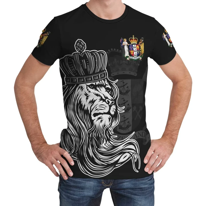 Alohawaii T-Shirt - Tee New Zealand - Lion with Crown (Women's/Men's) | Alohawaii.co