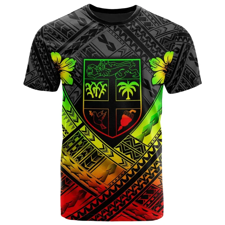 Alohawaii T-Shirt - Tee Fiji Polynesian Personalised - Fiji Reggae Seal Camisole Hibiscus Style | Alohawaii.co