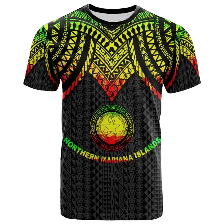 Alohawaii T-Shirt - Tee Northern Mariana Islands - Polynesian Armor Style Reagge | Alohawaii.co
