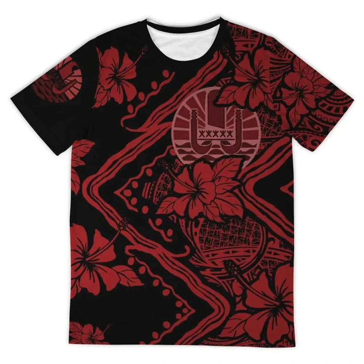 Alohawaii T-Shirt - Tee Tahiti Hibiscus Polynesian | Alohawaii.co