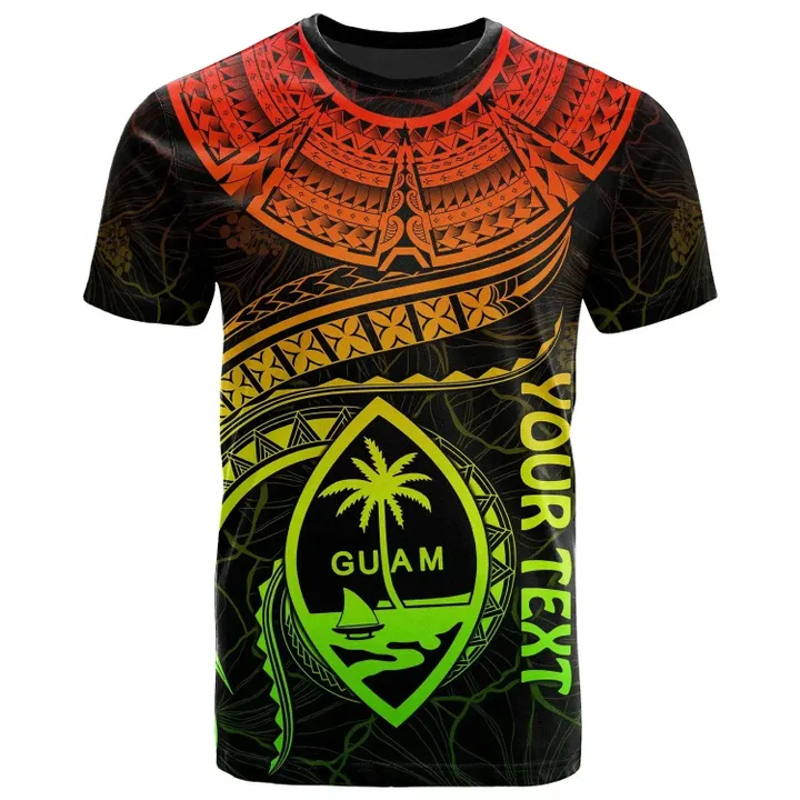 Alohawaii T-Shirt - Tee Guam Polynesian Personalised - Guam Waves (Reggae) | Alohawaii.co