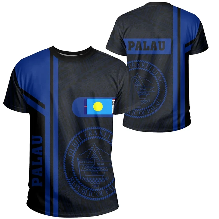 Alohawaii T-Shirt - Tee Palau Blue - Boba Style | Alohawaii.co
