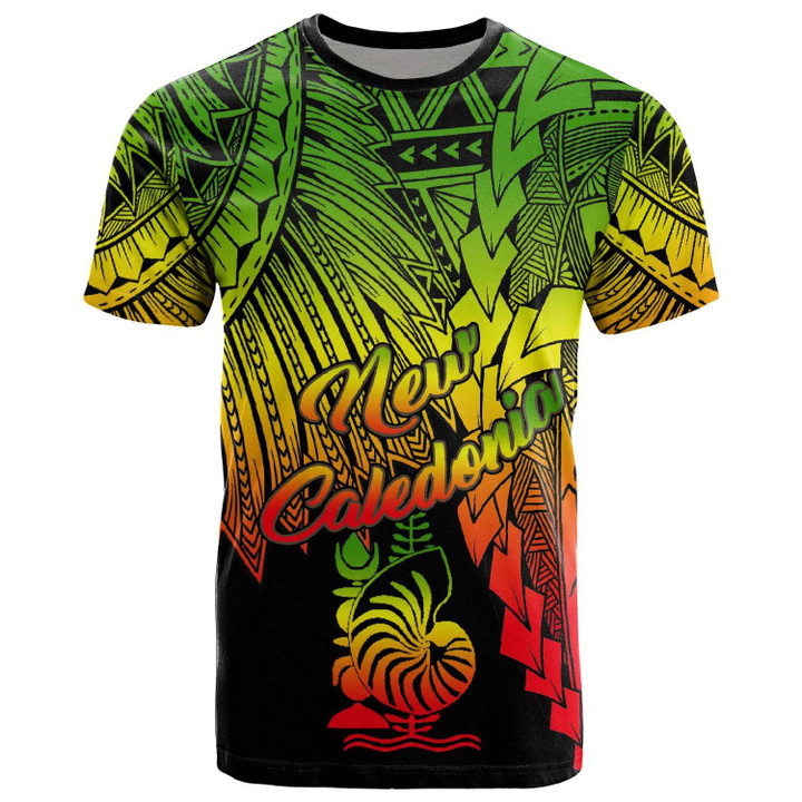 Alohawaii T-Shirt - Tee New Caledonia Polynesian - Tribal Wave Tattoo Reggae | Alohawaii.co