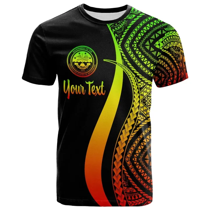 Alohawaii T-Shirt - Tee Federated States of Micronesia Custom Personalised Reggae - Micronesian Tentacle Tribal Pattern | Alohawaii.co