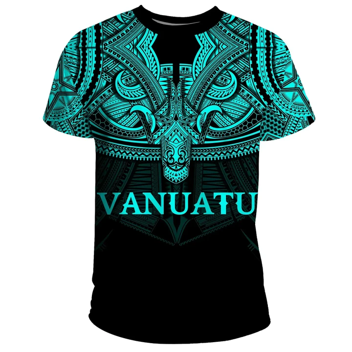 Alohawaii T-Shirt - Tee Vanuatu (Blue) Polynesian | Alohawaii.co