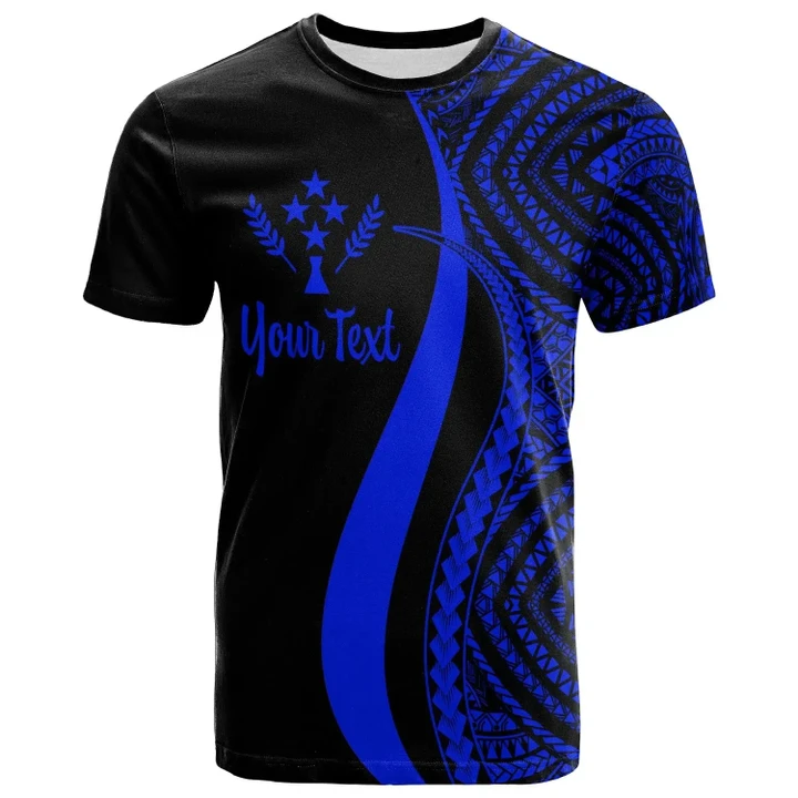 Alohawaii T-Shirt - Tee Kosrae Custom Personalised Blue - Micronesian Tentacle Tribal Pattern | Alohawaii.co