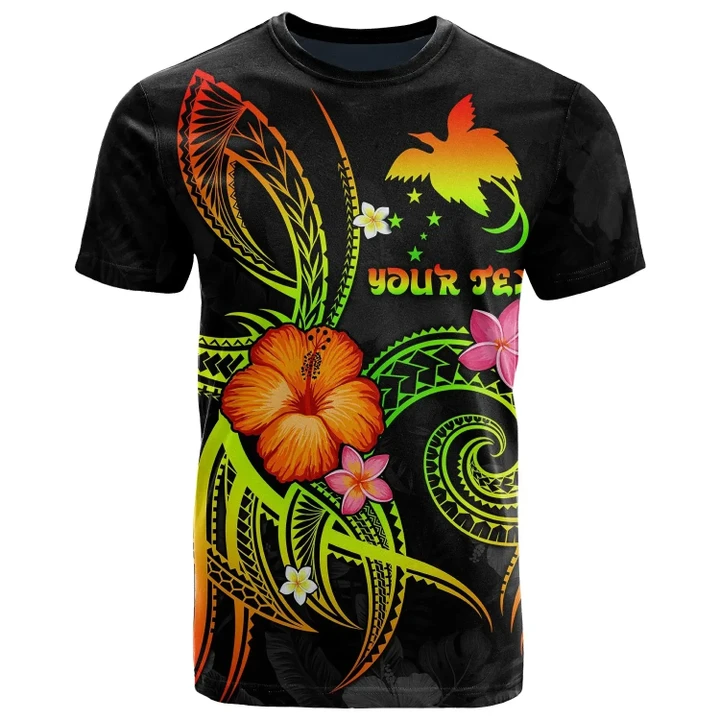Alohawaii T-Shirt - Tee Papua New Guinea Polynesian Personalised - Legend of Papua New Guinea (Reggae) | Alohawaii.co