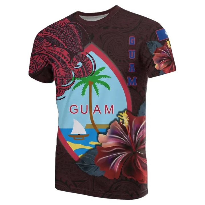 Alohawaii T-Shirt - Tee Guam All - Guam Hibiscus Polynesian | Alohawaii.co