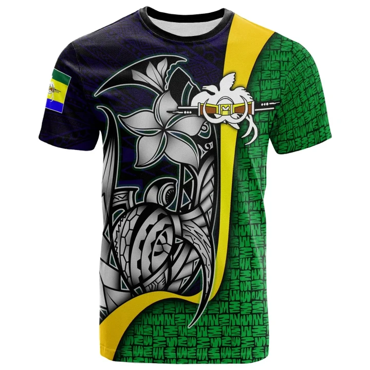 Alohawaii T-Shirt - Tee Papua New Guinea Morobe Province - Turtle with Hook | Alohawaii.co