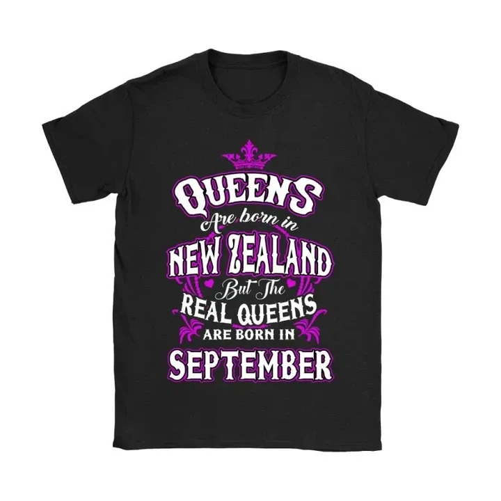 Alohawaii T-Shirt - Tee New Zealand Queens Are Born In September | Alohawaii.co